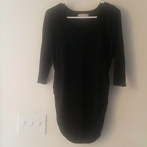 Black sweater tunic